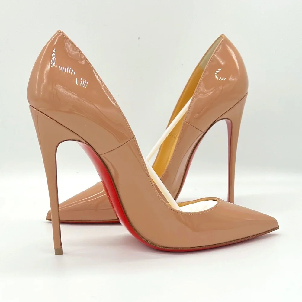NIB So Kate Patent Nude 120mm - Picture 1 of 11